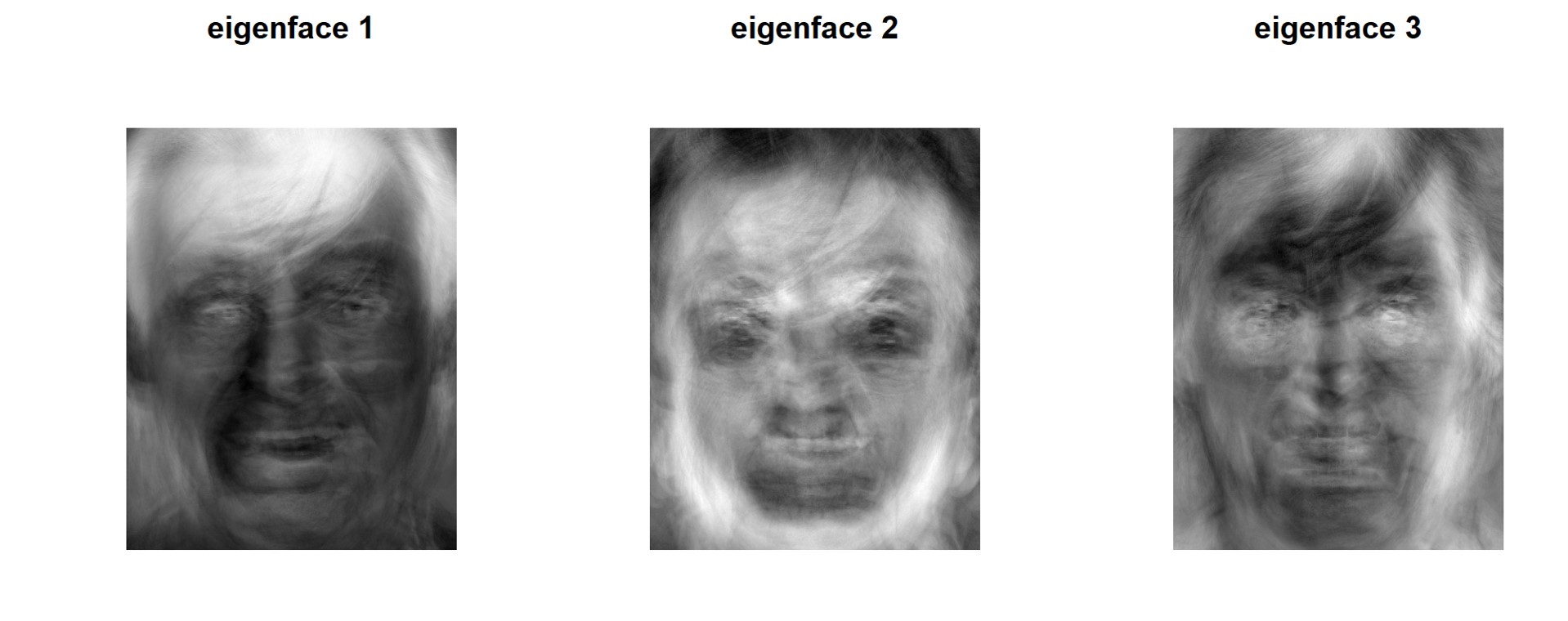 first eigenfaces